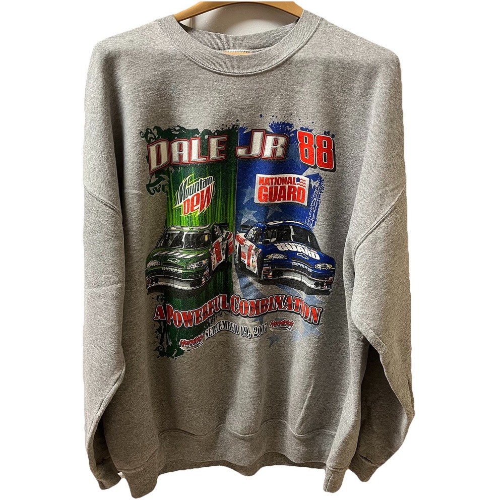 Y2K Dale Earnhardt‎ Jr. #88 Nascar  Sweatshirt 2XL Chase A Powerful Combo 2007